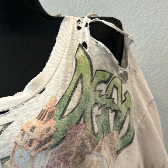 Grateful Dead tee one-of-a-kind artisan Wasteland/LA shirt. - Picture 2 of 7